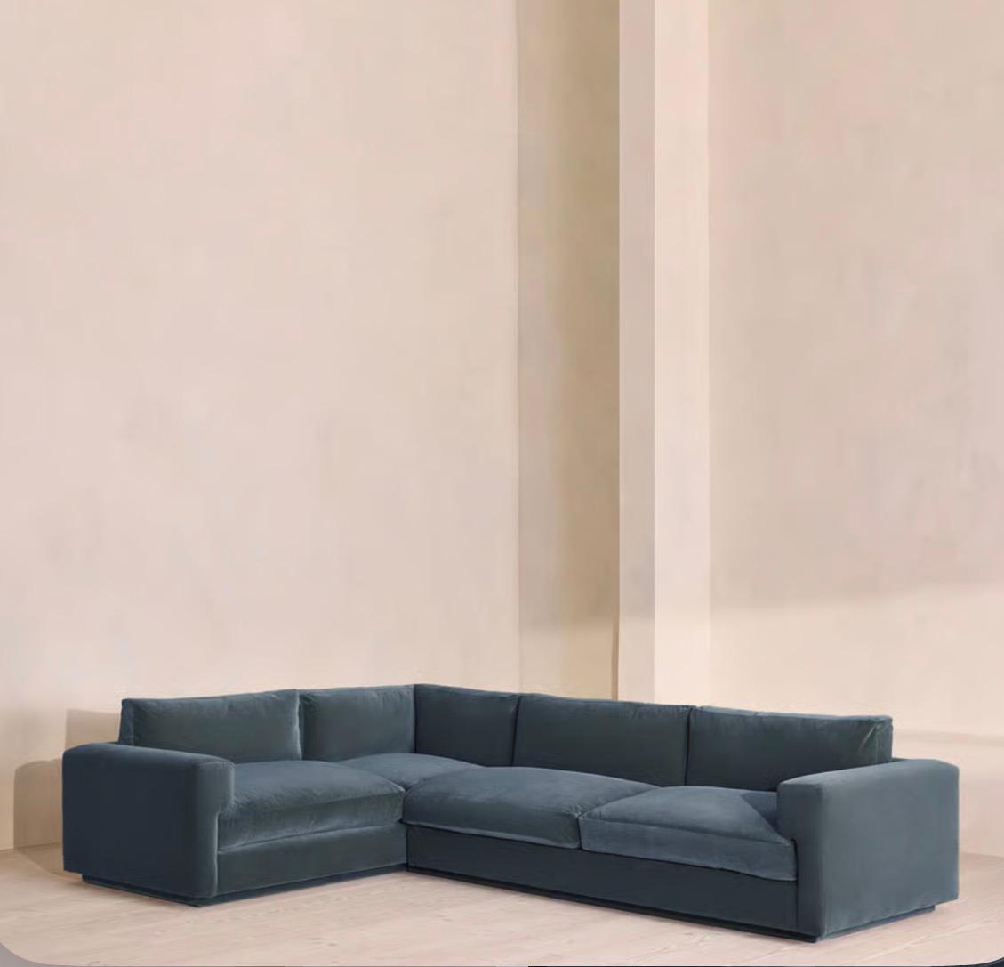 Fiora Kadife L Koltuk