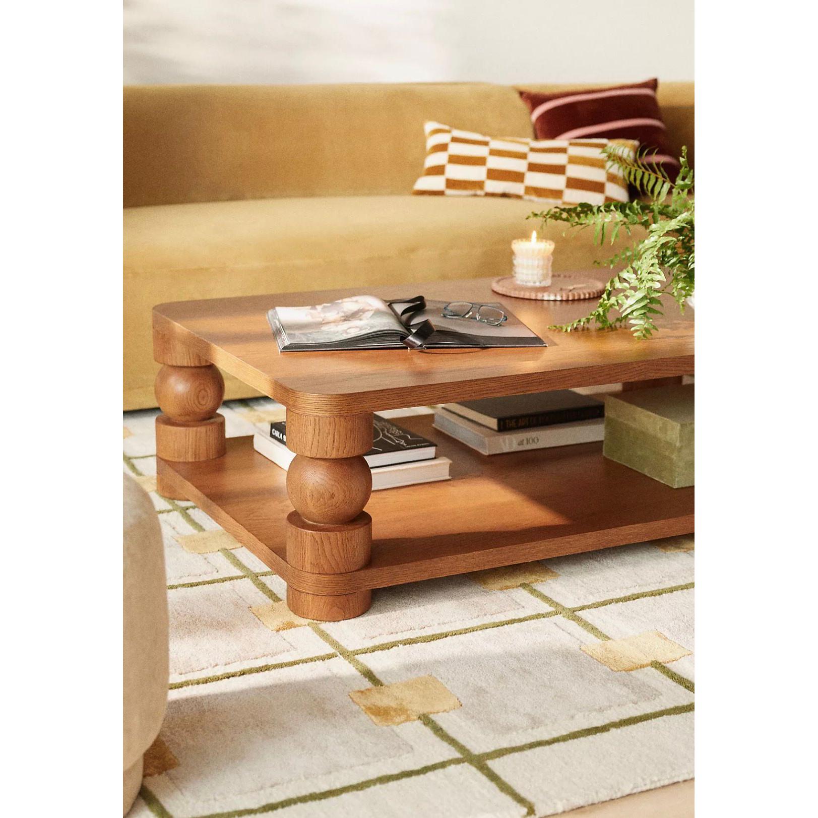 Nevra Ahşap Orta Sehpa