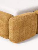 Sofia Gizli Depolama Alanlı Bukle Döşemeli Bazalı Karyola