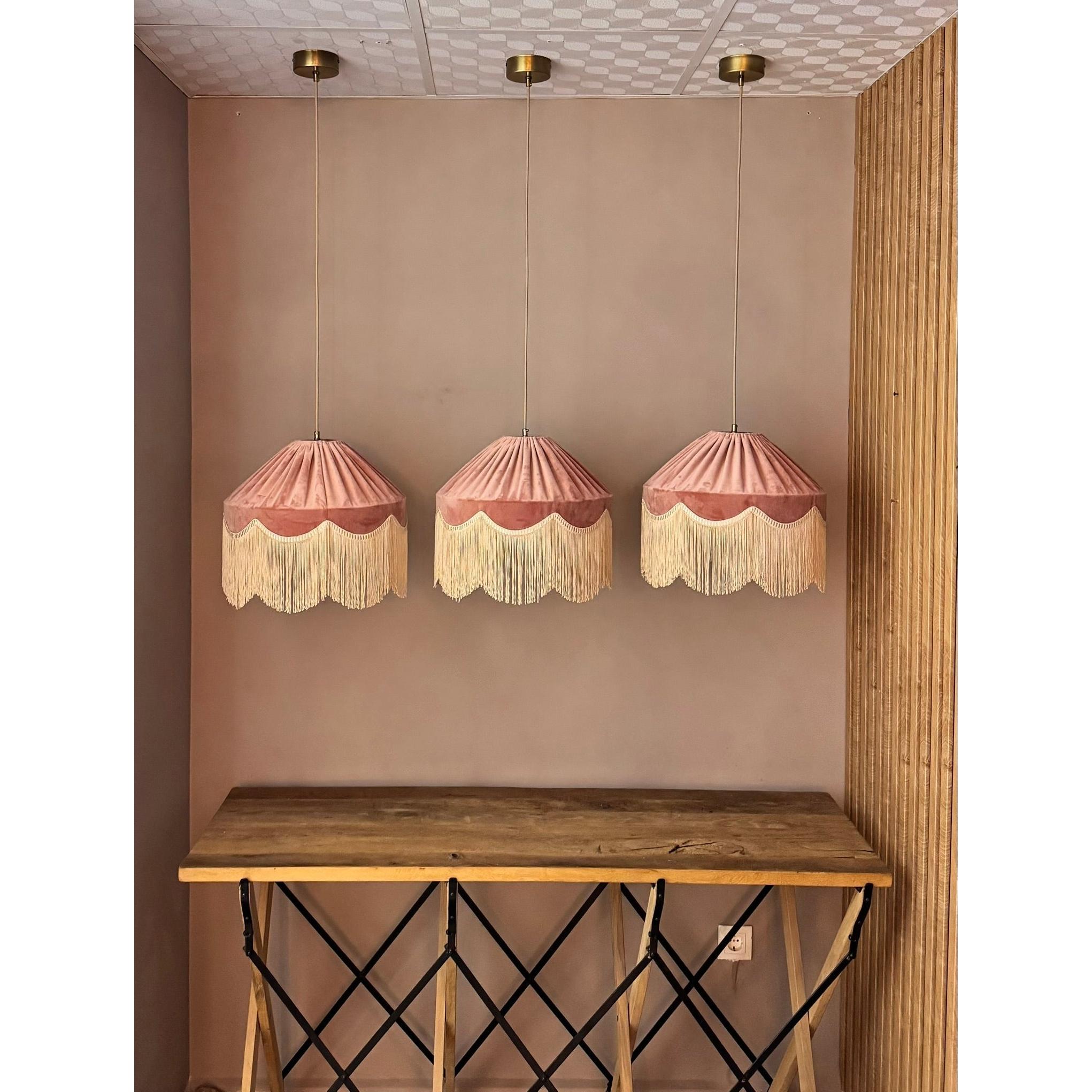 Sofia Lux Kadife Avize-Tavan Aydınlatması-Motto Home Design-NowShopFun