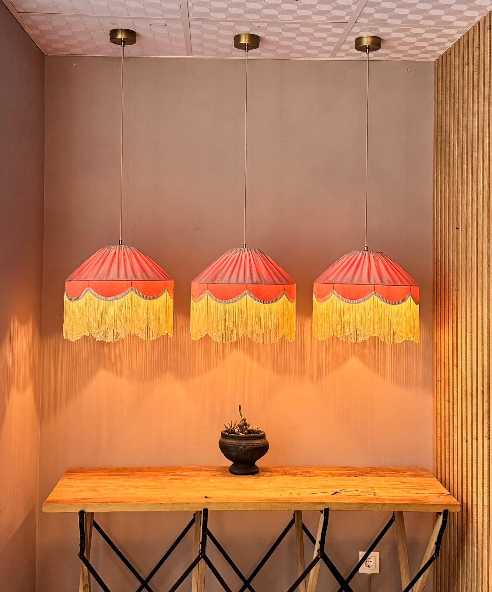 Sofia Lux Kadife Avize-Tavan Aydınlatması-Motto Home Design-NowShopFun