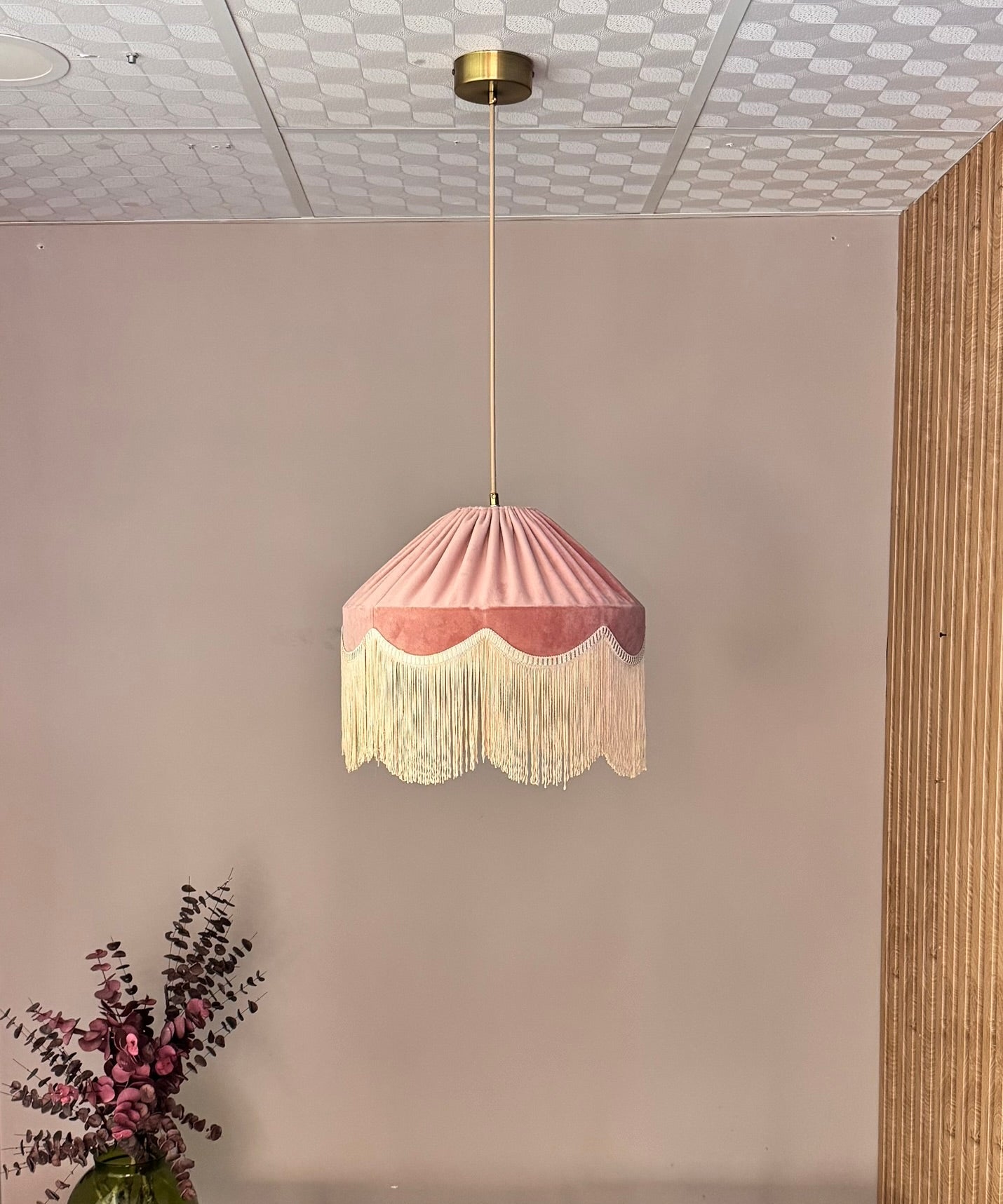 Sofia Lux Kadife Avize-Tavan Aydınlatması-Motto Home Design-NowShopFun