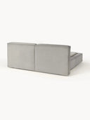 Soft Fitilli Kadife Çift Kişilik Döşemeli Karyola-Karyola-Innature Home-Gri-180x200-NowShopFun