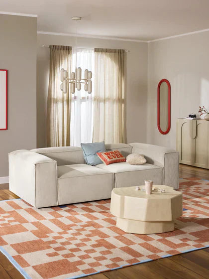 Soft Modüler Kanepe – Fitilli Kadife, 2 Modül (2-3 Kişilik)