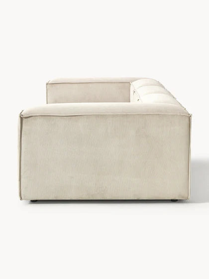 Soft Modüler Kanepe – Fitilli Kadife, 3-4 Kişilik-Koltuk-Innature Home-Gri-NowShopFun