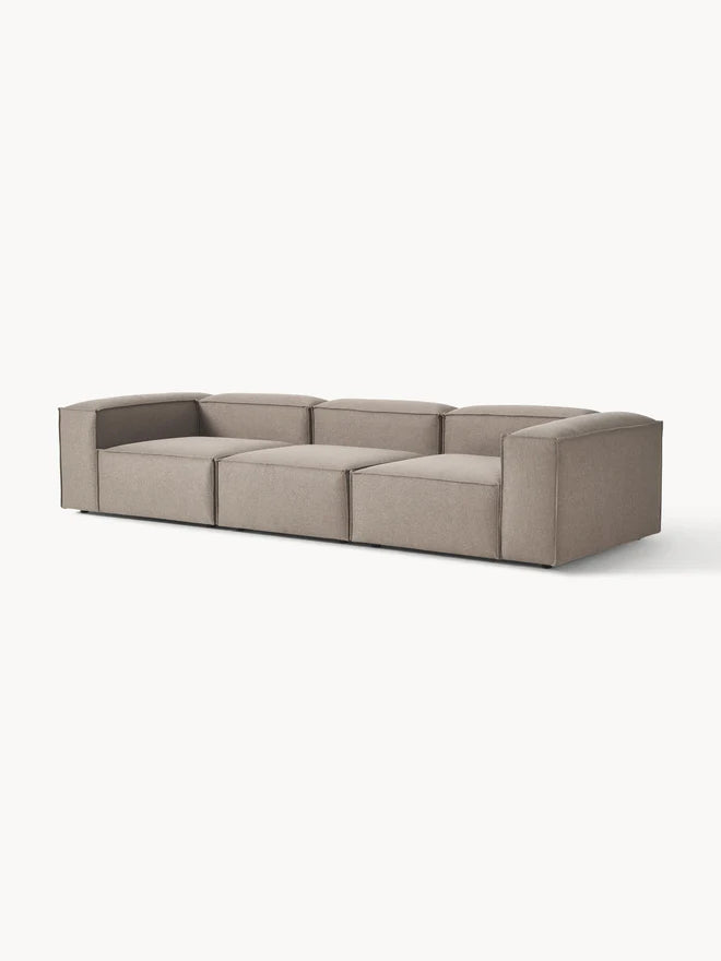 Soft Modüler Kanepe – Keten 3-4 Kişilik-Koltuk-Innature Home-Bej-NowShopFun