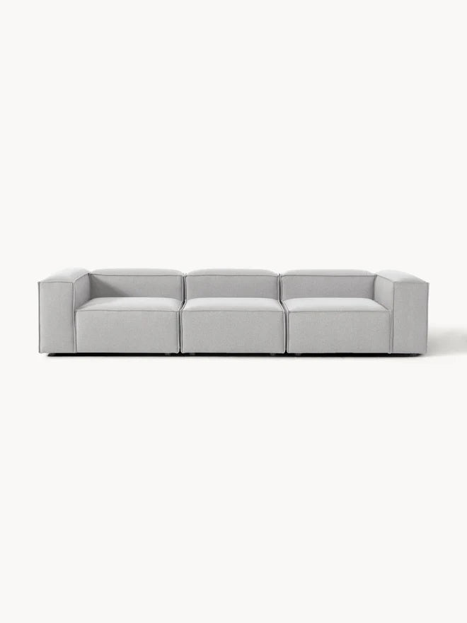 Soft Modüler Kanepe – Keten 3-4 Kişilik-Koltuk-Innature Home-Gri-NowShopFun
