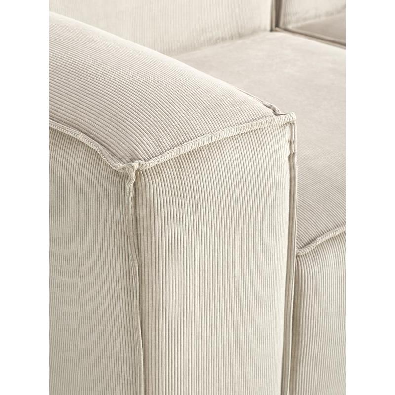 Soft Modüler Köşe Kanepe – Fitilli Kadife, 3-4 Kişilik