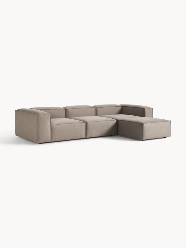 Soft Modüler Köşe Kanepe – Keten, 3-4 Kişilik-Koltuk-Innature Home-Açık Bej-NowShopFun