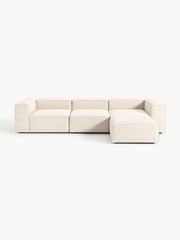 Soft Modüler Köşe Kanepe – Keten, 3-4 Kişilik-Koltuk-Innature Home-Açık Bej-NowShopFun