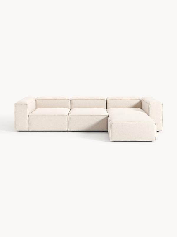Soft Modüler Köşe Kanepe – Keten, 3-4 Kişilik-Koltuk-Innature Home-Açık Bej-NowShopFun
