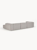 Soft Yumuşak Oturumlu Dinlenme Modüllü Kanepe, Bukle 3 - 4 Kişliik-Köşe Koltuk-Innature Home-Bukle - Açık Bej-Sağ-NowShopFun