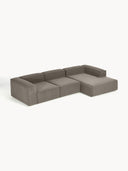 Soft Yumuşak Oturumlu Dinlenme Modüllü Kanepe, Bukle 3 - 4 Kişliik-Köşe Koltuk-Innature Home-Bukle - Açık Bej-Sağ-NowShopFun