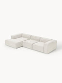 Soft Yumuşak Oturumlu Dinlenme Modüllü Kanepe, Bukle 3 - 4 Kişliik-Köşe Koltuk-Innature Home-Bukle - Açık Bej-Sağ-NowShopFun