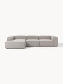Soft Yumuşak Oturumlu Dinlenme Modüllü Kanepe, Bukle 3 - 4 Kişliik-Köşe Koltuk-Innature Home-Bukle - Açık Bej-Sağ-NowShopFun