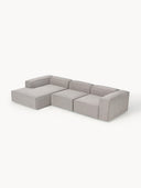 Soft Yumuşak Oturumlu Dinlenme Modüllü Kanepe, Bukle 3 - 4 Kişliik-Köşe Koltuk-Innature Home-Bukle - Açık Bej-Sağ-NowShopFun