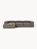 Soft Yumuşak Oturumlu Dinlenme Modüllü Kanepe, Bukle 3 - 4 Kişliik-Köşe Koltuk-Innature Home-Bukle - Açık Bej-Sağ-NowShopFun