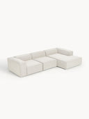 Soft Yumuşak Oturumlu Dinlenme Modüllü Kanepe, Bukle 3 - 4 Kişliik-Köşe Koltuk-Innature Home-Bukle - Açık Bej-Sağ-NowShopFun