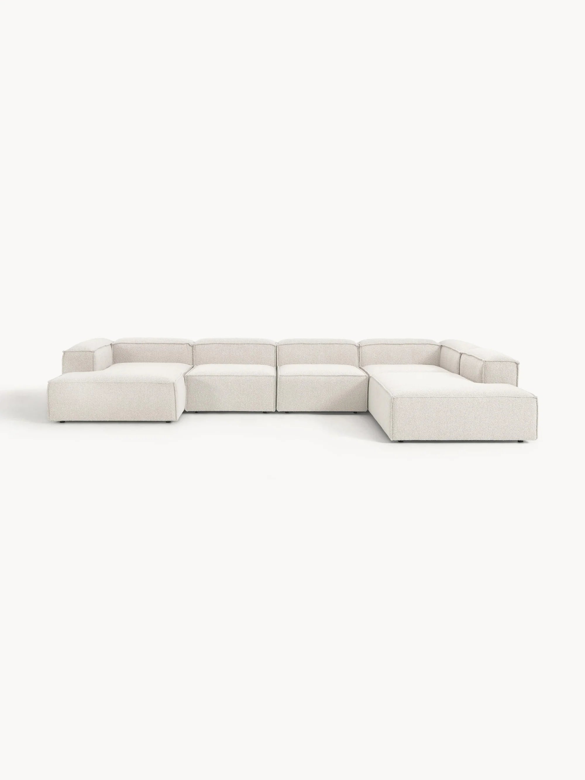 Soft Yumuşak Oturumlu Dinlenme Modüllü Köşe Kanepe, Bukle, 6-7 Kişilik-Köşe Koltuk-Innature Home-Bukle - Açık Bej-Sağ-NowShopFun