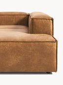 Soft Yumuşak Oturumlu Dinlenme Modüllü Köşe Kanepe, Deri (6-7 Kişilik)-Köşe Koltuk-Innature Home-Deri - Siyah-Sağ-NowShopFun