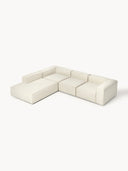 Soft Yumuşak Oturumlu Dinlenme Modüllü Köşe Kanepe, Keten 4-5 Kişilik
