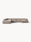 Soft Yumuşak Oturumlu Dinlenme Modüllü Köşe Kanepe, Keten, 6-7 Kişilik-Köşe Koltuk-Innature Home-Keten- Açık Bej-Sağ-NowShopFun