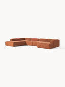 Soft Yumuşak Oturumlu Dinlenme Modüllü Köşe Kanepe, Keten, 6-7 Kişilik-Köşe Koltuk-Innature Home-Keten- Açık Bej-Sağ-NowShopFun