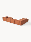Soft Yumuşak Oturumlu Dinlenme Modüllü Köşe Kanepe, Keten, 6-7 Kişilik-Köşe Koltuk-Innature Home-Keten- Açık Bej-Sağ-NowShopFun