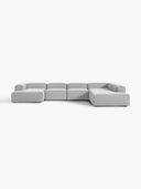 Soft Yumuşak Oturumlu Dinlenme Modüllü Köşe Kanepe, Keten, 6-7 Kişilik-Köşe Koltuk-Innature Home-Keten- Açık Bej-Sağ-NowShopFun
