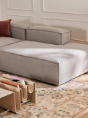 Soft Yumuşak Oturumlu Dinlenme Modüllü Köşe Kanepe, Keten, 6-7 Kişilik-Köşe Koltuk-Innature Home-Keten- Açık Bej-Sağ-NowShopFun