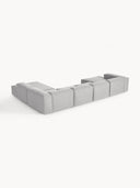 Soft Yumuşak Oturumlu Dinlenme Modüllü Köşe Kanepe, Keten, 6-7 Kişilik-Köşe Koltuk-Innature Home-Keten- Açık Bej-Sağ-NowShopFun
