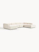 Soft Yumuşak Oturumlu Dinlenme Modüllü Köşe Kanepe, Keten, 6-7 Kişilik-Köşe Koltuk-Innature Home-Keten- Açık Bej-Sağ-NowShopFun