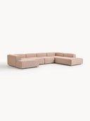 Soft Yumuşak Oturumlu Dinlenme Modüllü Köşe Kanepe, Keten, 6-7 Kişilik-Köşe Koltuk-Innature Home-Keten- Açık Bej-Sağ-NowShopFun