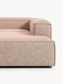Soft Yumuşak Oturumlu Dinlenme Modüllü Köşe Kanepe, Keten, 6-7 Kişilik-Köşe Koltuk-Innature Home-Keten- Açık Bej-Sağ-NowShopFun