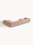 Soft Yumuşak Oturumlu Dinlenme Modüllü Köşe Kanepe, Keten, 6-7 Kişilik-Köşe Koltuk-Innature Home-Keten- Açık Bej-Sağ-NowShopFun