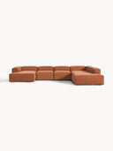 Soft Yumuşak Oturumlu Dinlenme Modüllü Köşe Kanepe, Keten, 6-7 Kişilik-Köşe Koltuk-Innature Home-Keten- Açık Bej-Sağ-NowShopFun