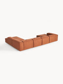 Soft Yumuşak Oturumlu Dinlenme Modüllü Köşe Kanepe, Keten, 6-7 Kişilik-Köşe Koltuk-Innature Home-Keten- Açık Bej-Sağ-NowShopFun