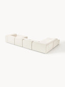 Soft Yumuşak Oturumlu Dinlenme Modüllü Köşe Kanepe, Keten, 6-7 Kişilik-Köşe Koltuk-Innature Home-Keten- Açık Bej-Sağ-NowShopFun