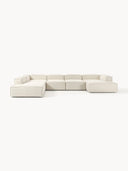 Soft Yumuşak Oturumlu Dinlenme Modüllü Köşe Kanepe, Keten, 6-7 Kişilik-Köşe Koltuk-Innature Home-Keten- Açık Bej-Sağ-NowShopFun