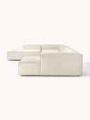 Soft Yumuşak Oturumlu Dinlenme Modüllü Köşe Kanepe, Keten, 6-7 Kişilik-Köşe Koltuk-Innature Home-Keten- Açık Bej-Sağ-NowShopFun
