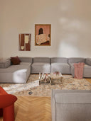 Soft Yumuşak Oturumlu Dinlenme Modüllü Köşe Kanepe, Keten, 6-7 Kişilik-Köşe Koltuk-Innature Home-Keten- Açık Bej-Sağ-NowShopFun