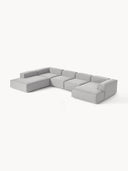 Soft Yumuşak Oturumlu Dinlenme Modüllü Köşe Kanepe, Keten, 6-7 Kişilik-Köşe Koltuk-Innature Home-Keten- Açık Bej-Sağ-NowShopFun