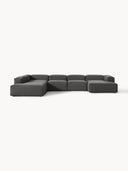 Soft Yumuşak Oturumlu Dinlenme Modüllü Köşe Kanepe, Keten, 6-7 Kişilik-Köşe Koltuk-Innature Home-Keten- Açık Bej-Sağ-NowShopFun