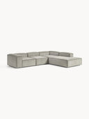 Soft Yumuşak Oturumlu Dinlenme Modüllü Köşe Kanepe,Fitilli Kadife 4-5 Kişilik-Köşe Koltuk-Innature Home-Fitilli Kadife - Açık Bej-Sağ-NowShopFun
