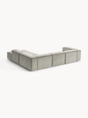 Soft Yumuşak Oturumlu Dinlenme Modüllü Köşe Kanepe,Fitilli Kadife 4-5 Kişilik-Köşe Koltuk-Innature Home-Fitilli Kadife - Açık Bej-Sağ-NowShopFun
