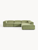 Soft Yumuşak Oturumlu Dinlenme Modüllü Köşe Kanepe,Fitilli Kadife 4-5 Kişilik-Köşe Koltuk-Innature Home-Fitilli Kadife - Açık Bej-Sağ-NowShopFun