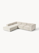 Soft Yumuşak Oturumlu Dinlenme Modüllü Köşe Kanepe,Fitilli Kadife 4-5 Kişilik-Köşe Koltuk-Innature Home-Fitilli Kadife - Açık Bej-Sağ-NowShopFun