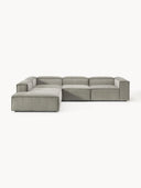 Soft Yumuşak Oturumlu Dinlenme Modüllü Köşe Kanepe,Fitilli Kadife 4-5 Kişilik-Köşe Koltuk-Innature Home-Fitilli Kadife - Açık Bej-Sağ-NowShopFun
