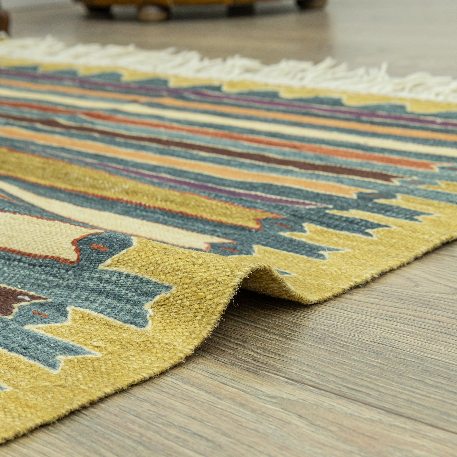 Dali El Dokuma Renkli Kilim 113x172 Cm