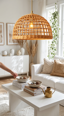 Soho Doğal Rattan Sarkıt Avize
